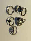  Preview image for [7] VINTAGE RINGS SIZE 5, 7, 8.5, 8.5, 