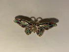  Preview image for VINTAGE RHINESTONE ENAMEL BUTTERFLY 