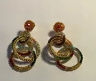  Preview image for FANCY VINTAGE DANGLE EARRINGS 