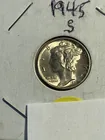  Preview image for 1945-S MERCURY DIME B.U. UNC 