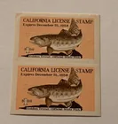  Preview image for PAIR 1957 CALIFORNIA FISHING STAMPS 