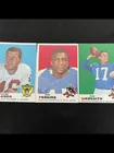  Preview image for (3) 1969 NFL Topps Inc. G. Blanda & D. 