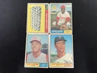  Preview image for (4) 1961 MLB Topps Inc Cubs Team Card & 