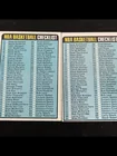  Preview image for (2) 1973-74 #121 UM Checklist #1-#176 