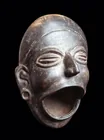  Preview image for Olmec Blackware Head Vessel, Flayed-Face 