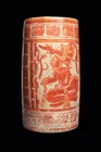  Preview image for Maya Painted Cylinder Vase | Enthroned 