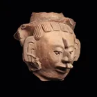  Preview image for Maya Terracotta Portrait Head, Maize God 
