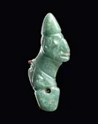  Preview image for Costa Rican Jade Double-Headed Pendant, 