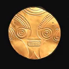  Preview image for Large Cocle Gold Repousse Disc, 