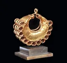  Preview image for Tairona Gold Crescent Ear Ornament with 