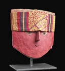  Preview image for Chancay Wood Mummy Mask | Textile 