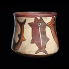  Preview image for Nazca Polychrome Vessel with Four Sharks 