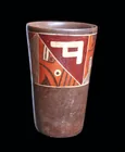  Preview image for Tiwanaku Polychrome Kero | Split Feline 