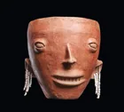  Preview image for Mississippian Effigy Head Pot, Shell 