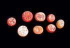  Preview image for 8 Sasanian Agate Seals, Human-Headed 