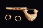 Preview image for Magna Graecia Gold Fibula, Granulated + 