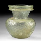  Preview image for Roman Glass Unguentarium, Iridescent 