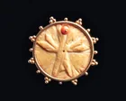  Preview image for Byzantine Bone Brooch, Winged Figure, 