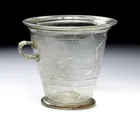  Preview image for Large Roman Glass Modiolus Cup, Handled 