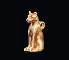 Preview image for Egyptian Miniature Gold Amulet of Bastet 