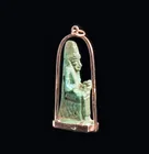  Preview image for Egyptian Isis Lactans Amulet, Faience, 