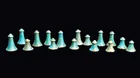  Preview image for 16 Egyptian Faience Senet Game Pieces, 