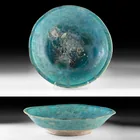  Preview image for 12th C. Persian Turquoise-Glazed Carved 