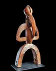  Preview image for Senufo Hornbill Heddle Pulley, Weaver's 