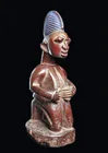  Preview image for Yoruba Kneeling Devotee Figure, Indigo 