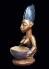  Preview image for Yoruba Olumeye Figure, Kneeling Bowl 