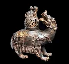  Preview image for Qing Dynasty Bronze Incense Burner, Lion 