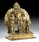  Preview image for Indian Brass Shrine | Virabhadra with 