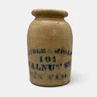  Preview image for Stoneware storage jar signed Snider & 