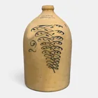  Preview image for 2 Gallon whiskey jug, squiggle design in 