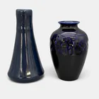  Preview image for Two Rookwood production vases in purple, 