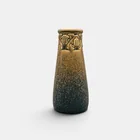  Preview image for Rookwood production vase, blue over tan 