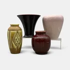  Preview image for Four Rookwood production vases 