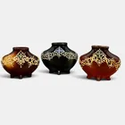  Preview image for Three Weller Turada oval vases on four 