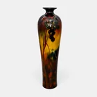  Preview image for Tall Weller Aurelian vase, grapes, 