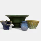  Preview image for Four Fulper items, three bowls and one 