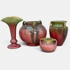  Preview image for Four Fulper vases of various size 