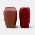  Preview image for Two red Hampshire vases 