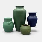  Preview image for Group of Monochrome Art Pottery Vases 