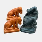  Preview image for Two pair of Rookwod bookends, Hound Dogs 