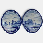  Preview image for Pair of Dutch Porcelain Plaques 