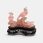  Preview image for Chinese Rose Quartz Bird Carving on 
