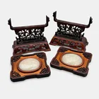  Preview image for Pair of Nephrite Jade Carved Plaques on 