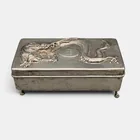  Preview image for Sterling Silver Jewelry Box with Dragon 