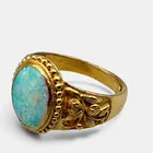 Preview image for 18K Yellow Gold and Opal Chinese Ring 