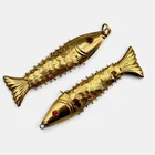  Preview image for Pair of 10K Reticulating Fish Earrings 